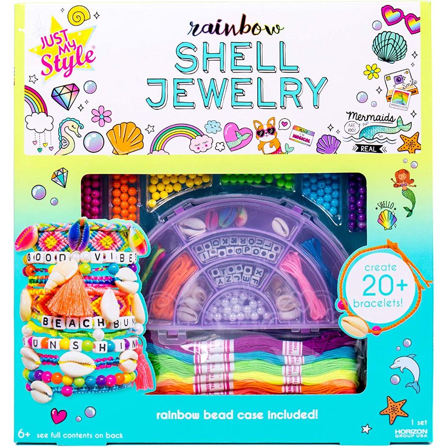 Make It Mine Rainbow Shell Jewelery Set