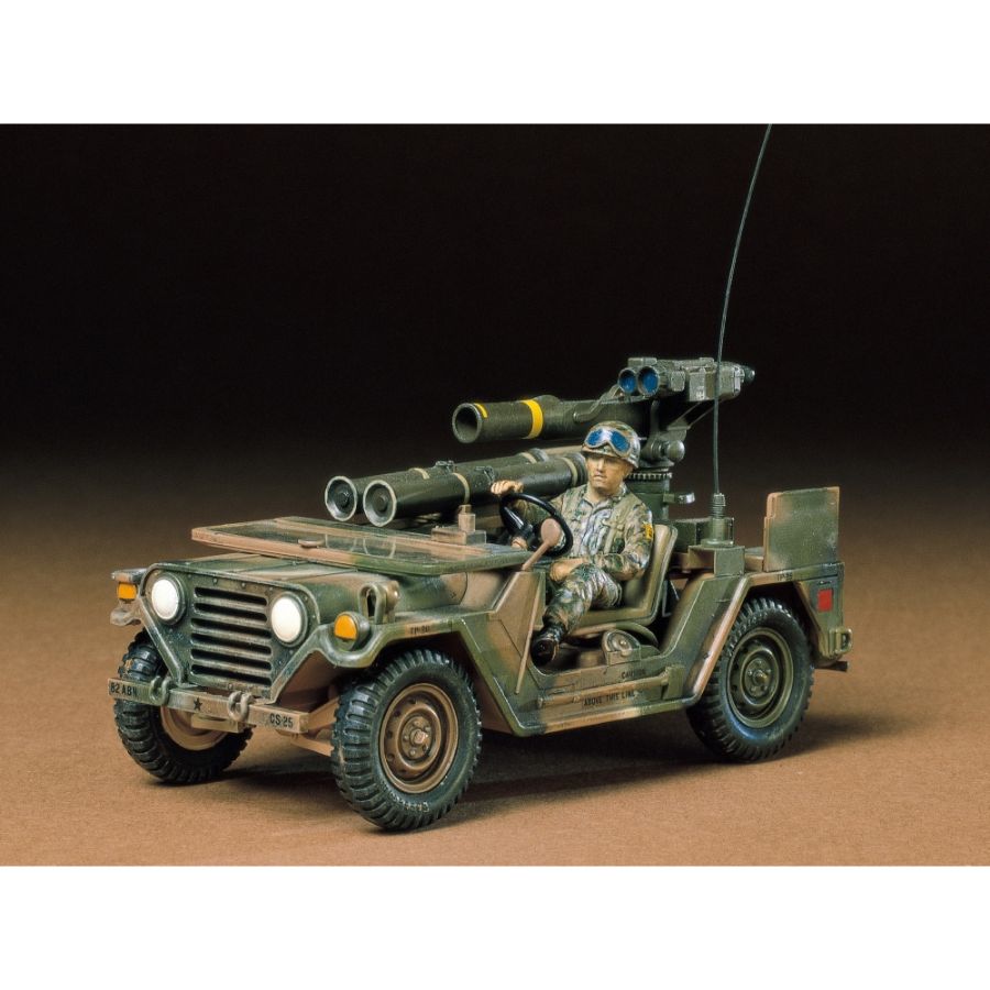 Tamiya Model Kit 1:35 M151 With Tow Missle