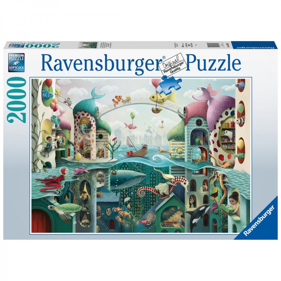 Ravensburger Puzzle 2000 Piece If Fish Could Walk