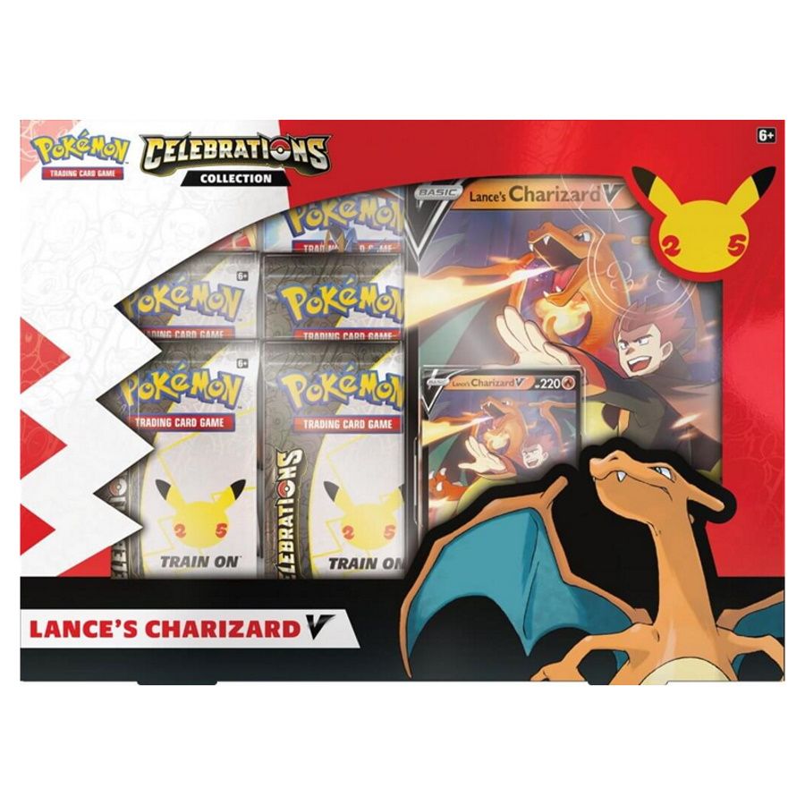 Pokemon TCG V Box Lances Charizard V & Dark Sylveon V Assorted