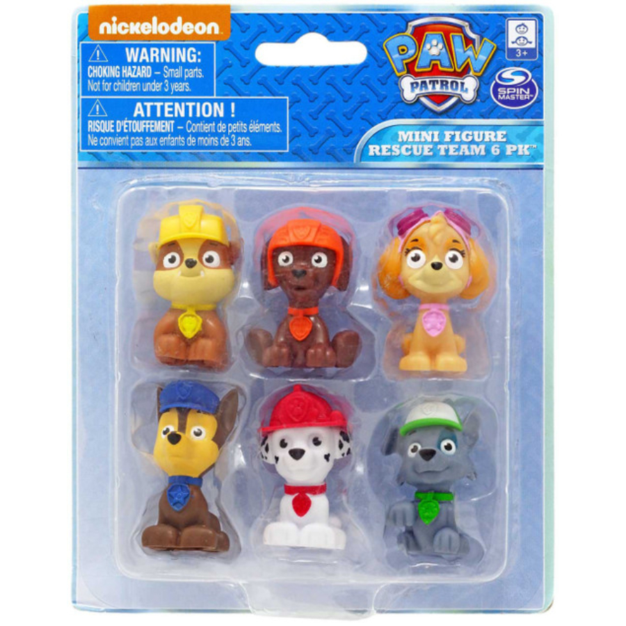 Paw Patrol Pups Mini Figures 6 Pack