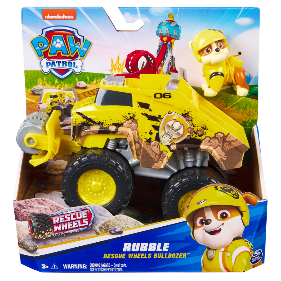 Paw Patrol Rescue Wheels Vehicle & Figure Rubble