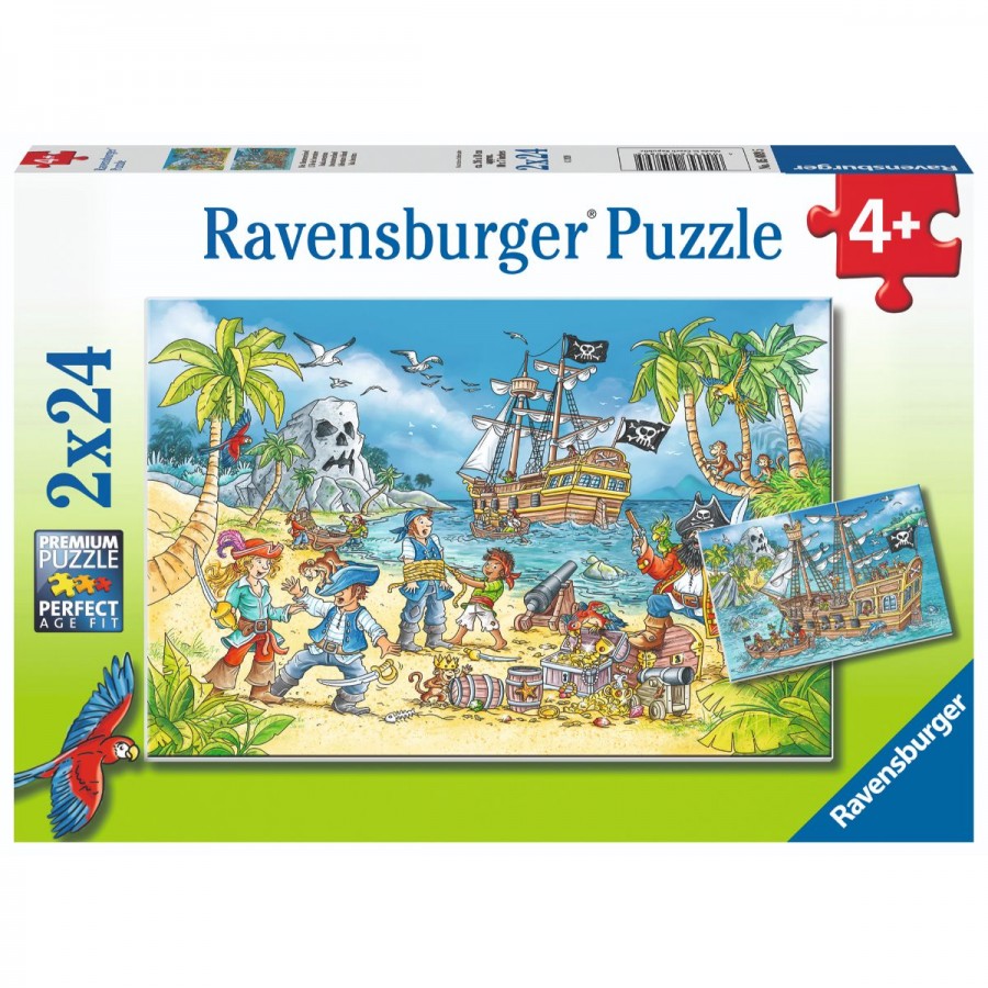 Ravensburger Puzzle 2x24 Piece Adventure Island