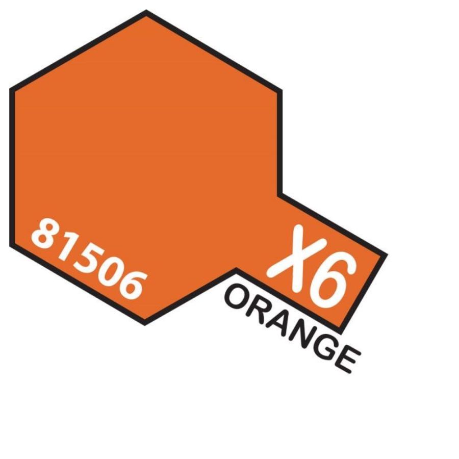 Tamiya Mini Acrylic Paint X6 Orange