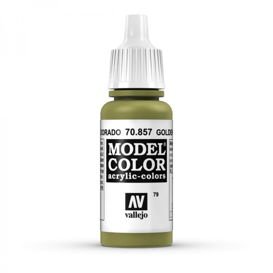 Vallejo Acrylic Paint Model Colour Golden Olive 17ml