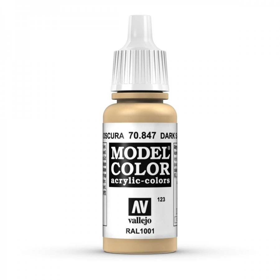 Vallejo Acrylic Paint Model Colour Dark Sand 17-18ml