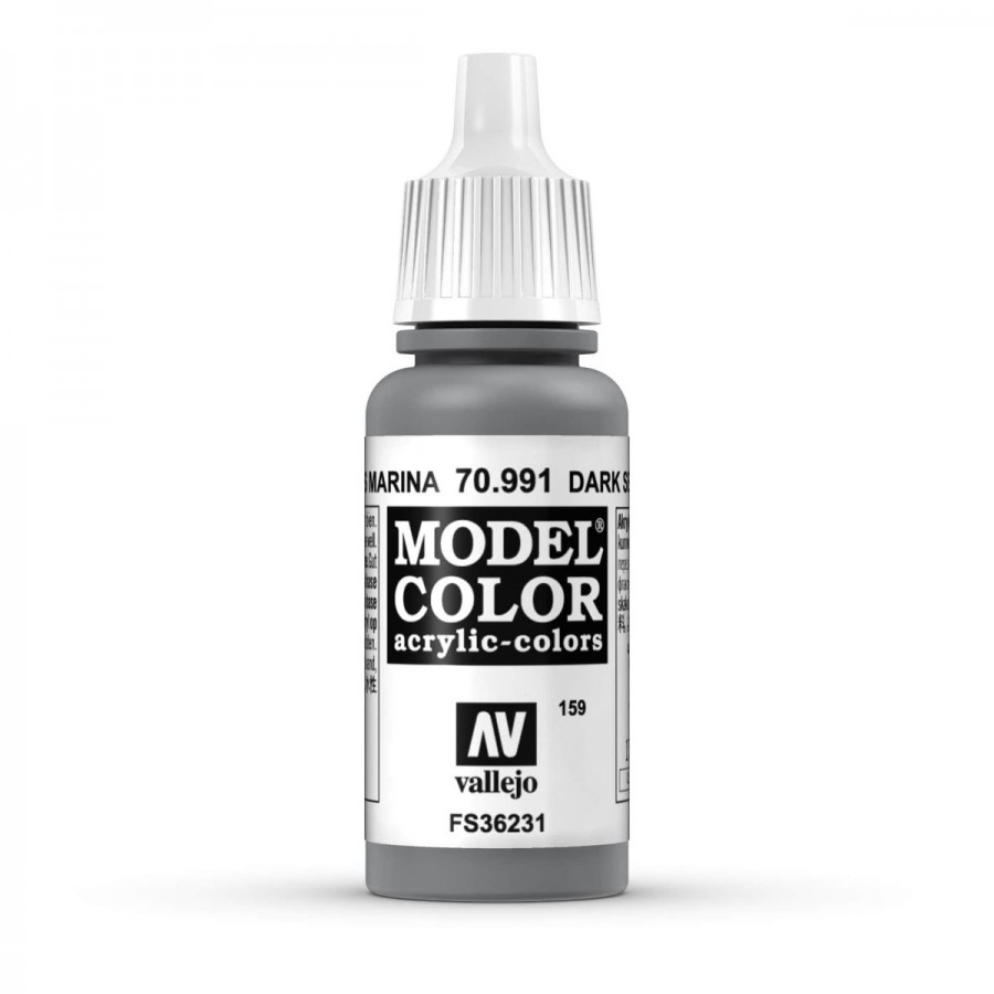 Vallejo Acrylic Paint Model Colour Dark Sea Grey 17ml