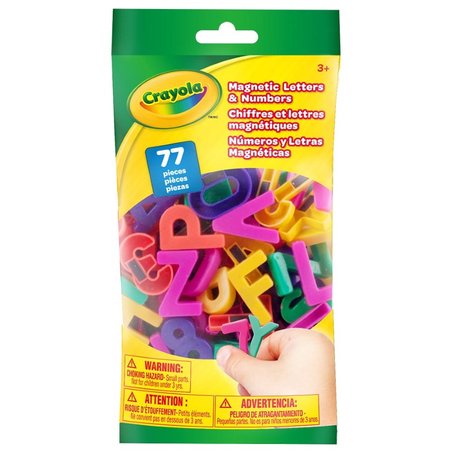 Crayola 77pcs Magnetic Letters & Numbers