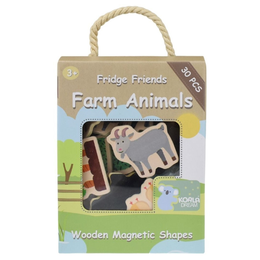 Fridge Friends Magnetic Farmyard & Animals 30 Pack