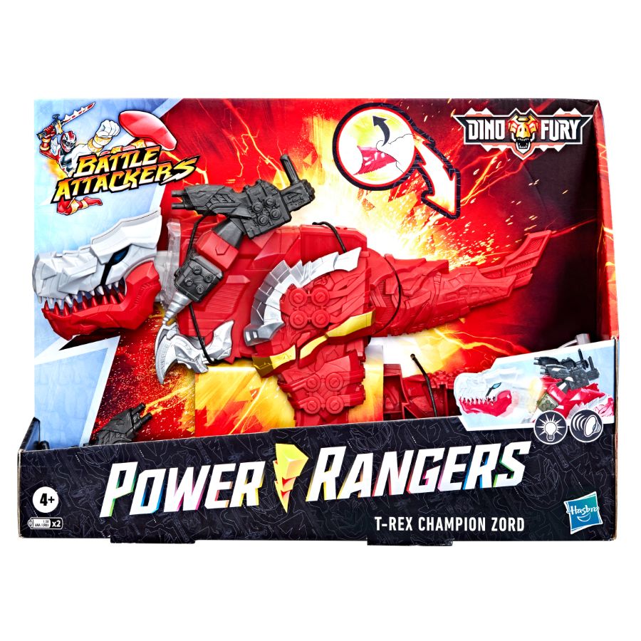Power Rangers Battle Attackers Red Fury Zord