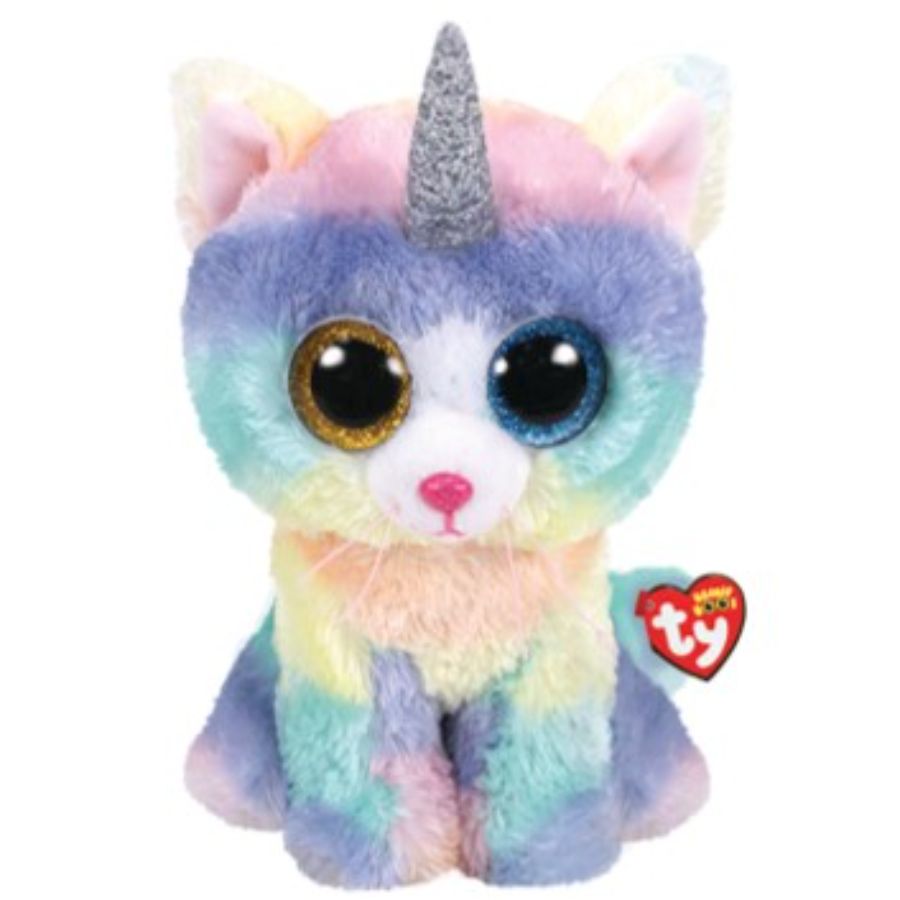 Beanie Boos Extra Large Plush Heather Cat With Horn