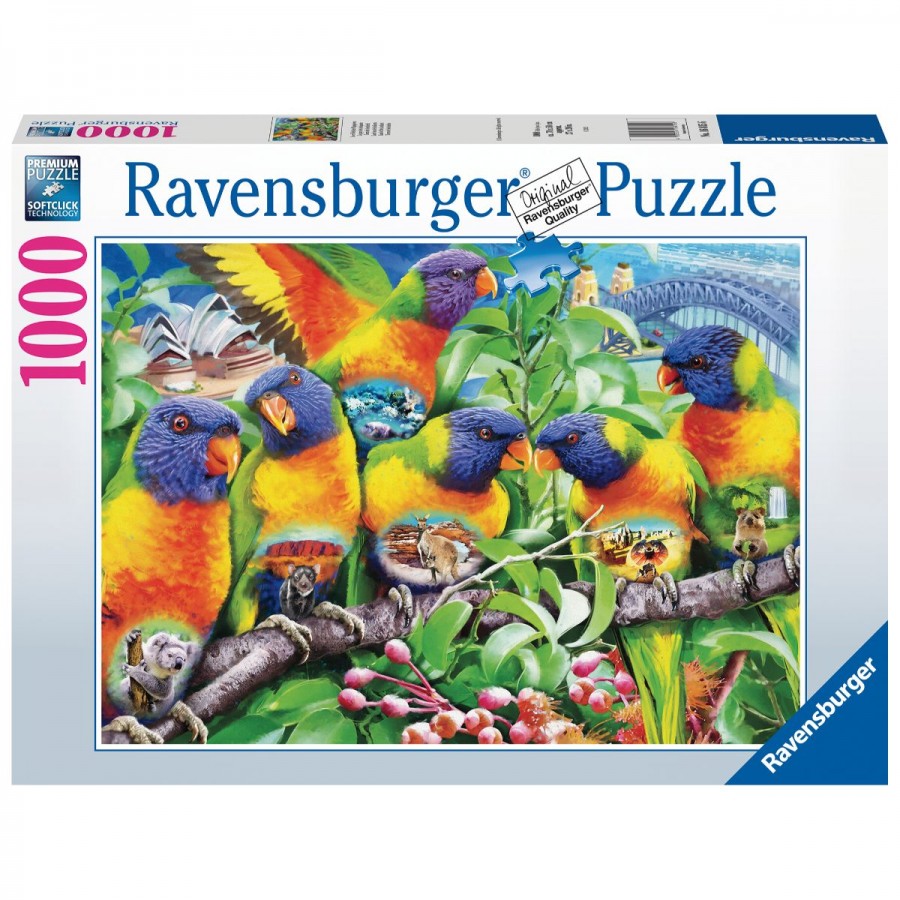 Ravensburger Puzzle 1000 Piece Land Of The Lorikeet