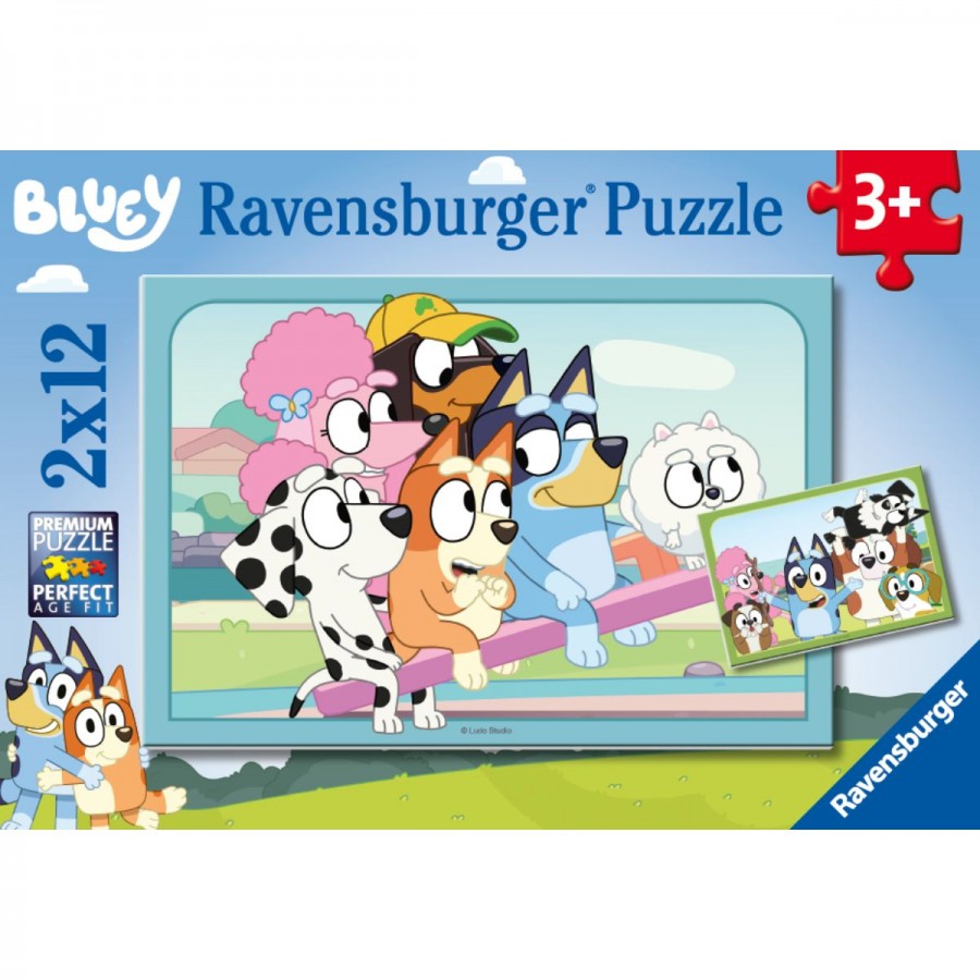 Ravensburger Puzzle 2x12 Piece Fun With Bluey