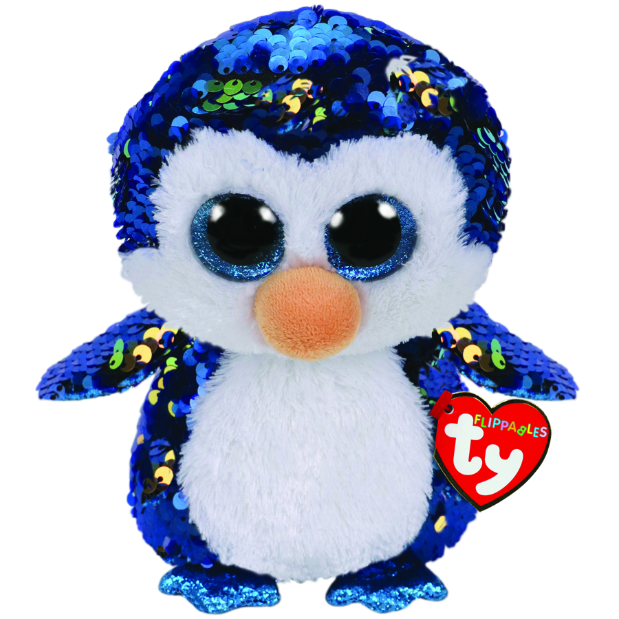 Beanie Boos Flippables Medium Plush Payton Penguin