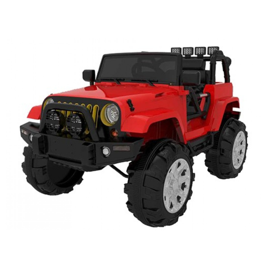 Jeep Red 12 Volt Electric Ride On For Kids