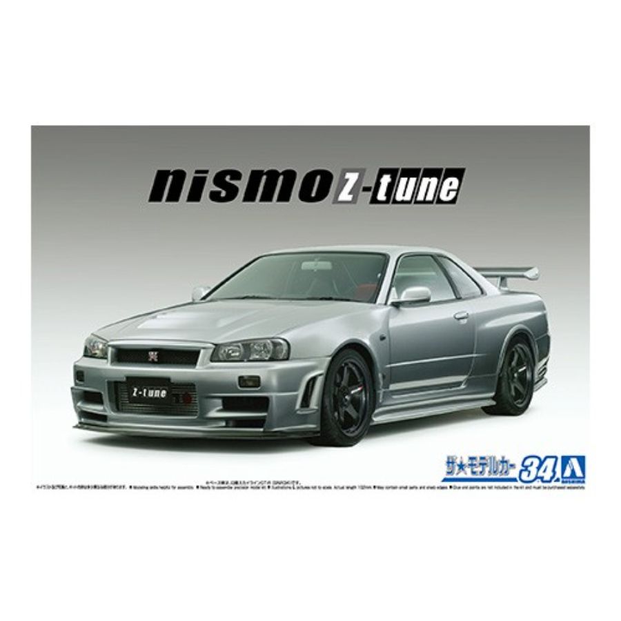 Aoshima Model Kit 1:24 Nismo BNR34 Skyline GT-R Z-Tune 04