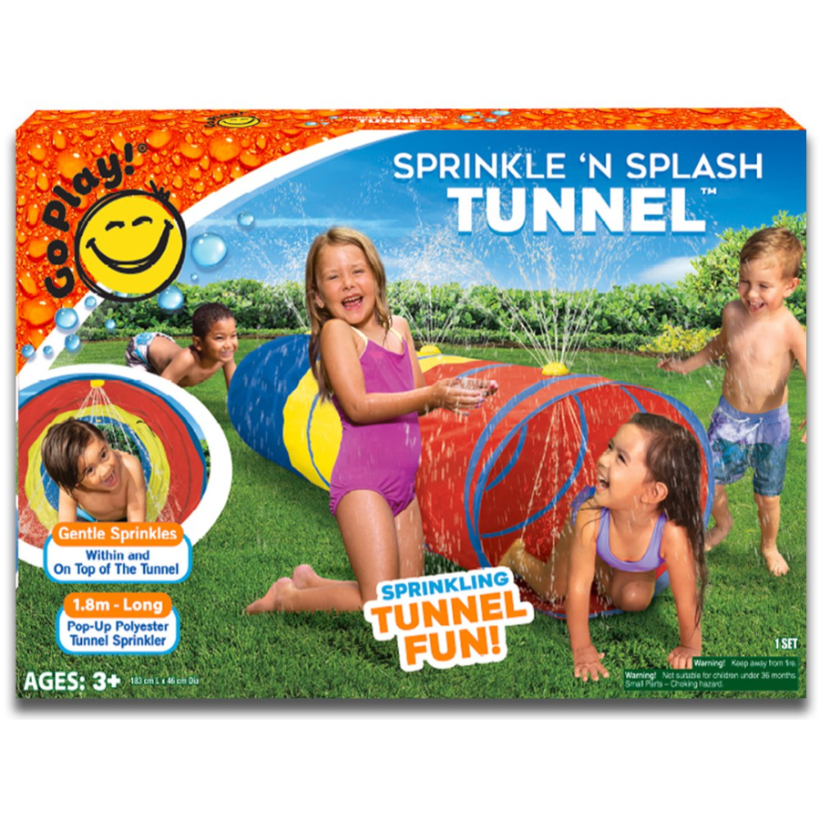 Go Play Water Fun Sprinkle & Splash Tunnel