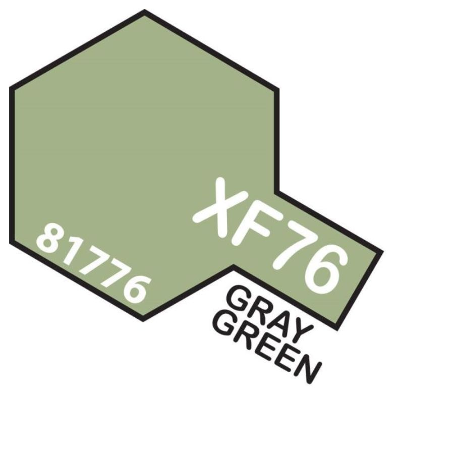Tamiya Mini Acrylic Paint XF76 Grey Green