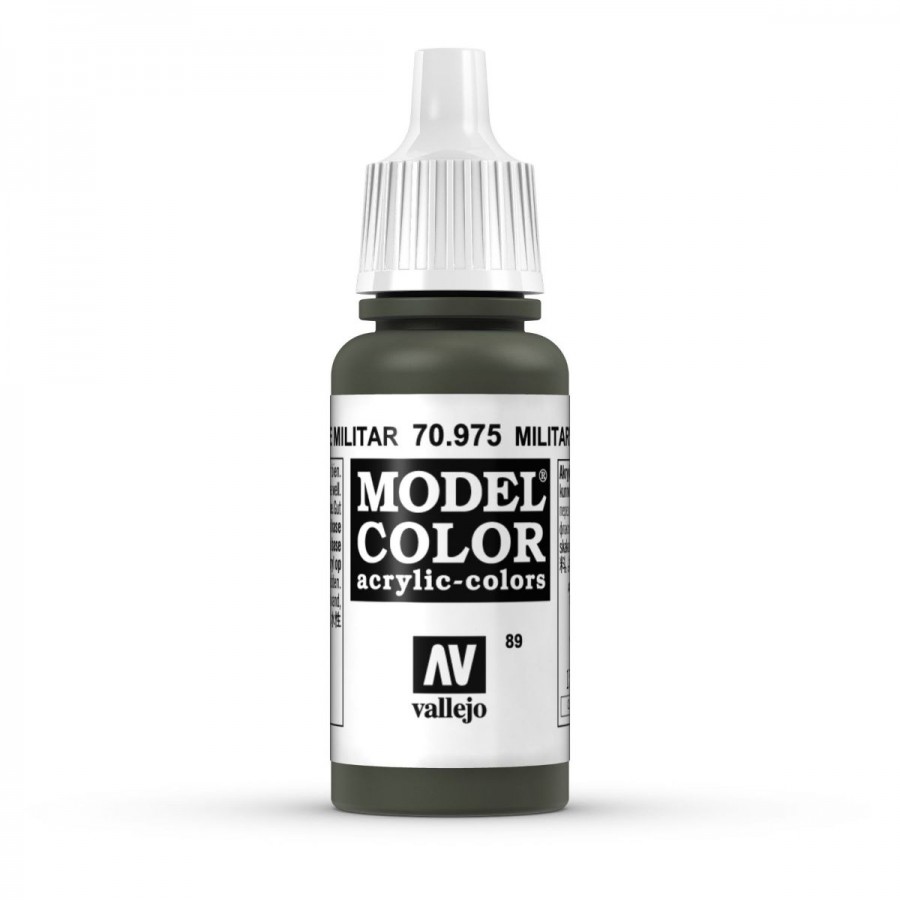 Vallejo Acrylic Paint Model Colour Military Green 17ml