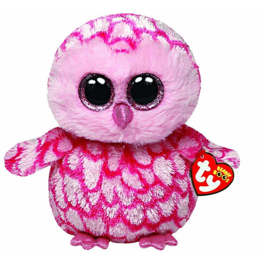 Beanie Boos Regular Plush Pinky Pink The Owl