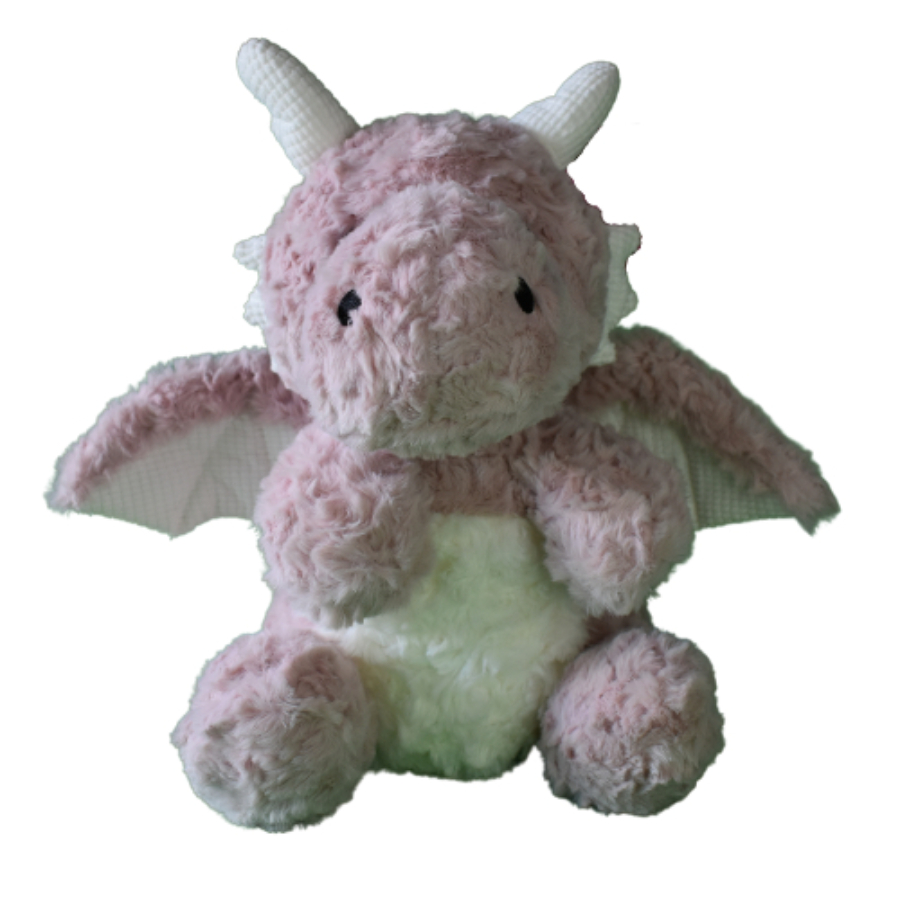 Dragon Odin Plush 30cm Pink & White