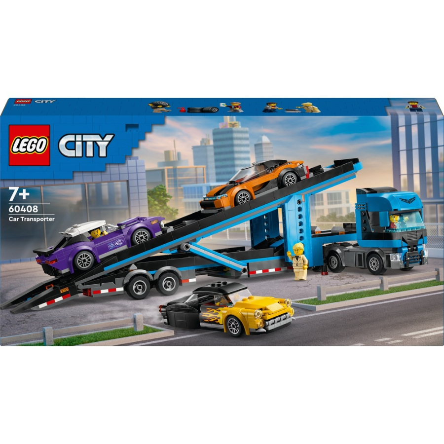 LEGO City Car Transporter Truck With Sports Cars