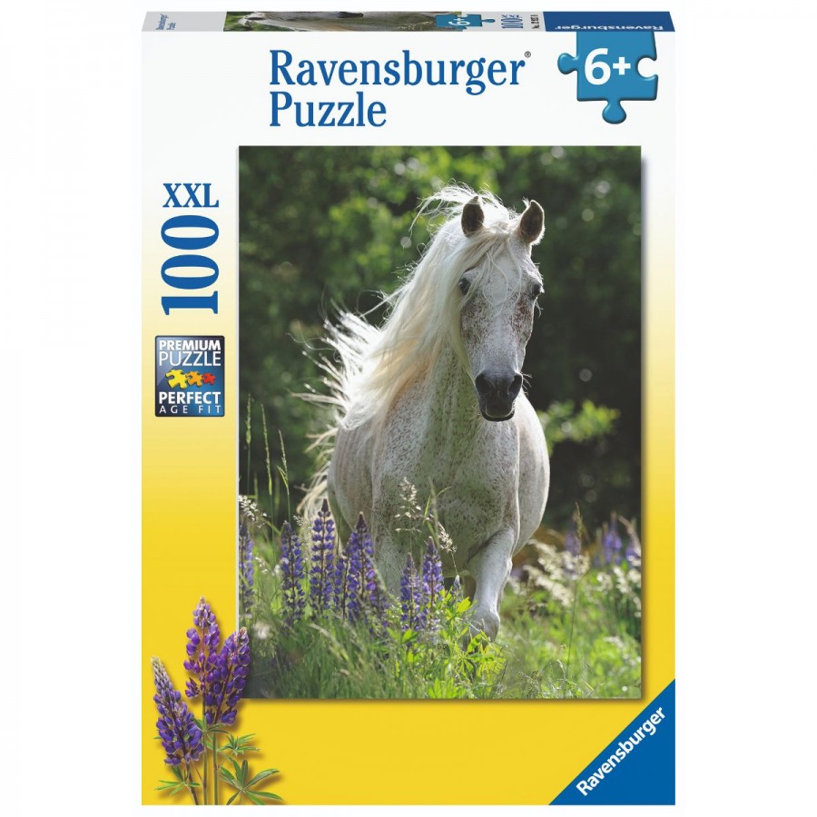 Ravensburger Puzzle 100 Piece Horse In Flowers