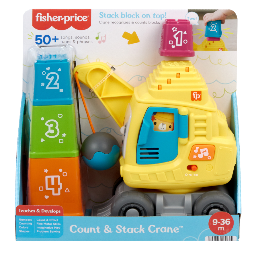 Fisher Price Count & Stack Crane