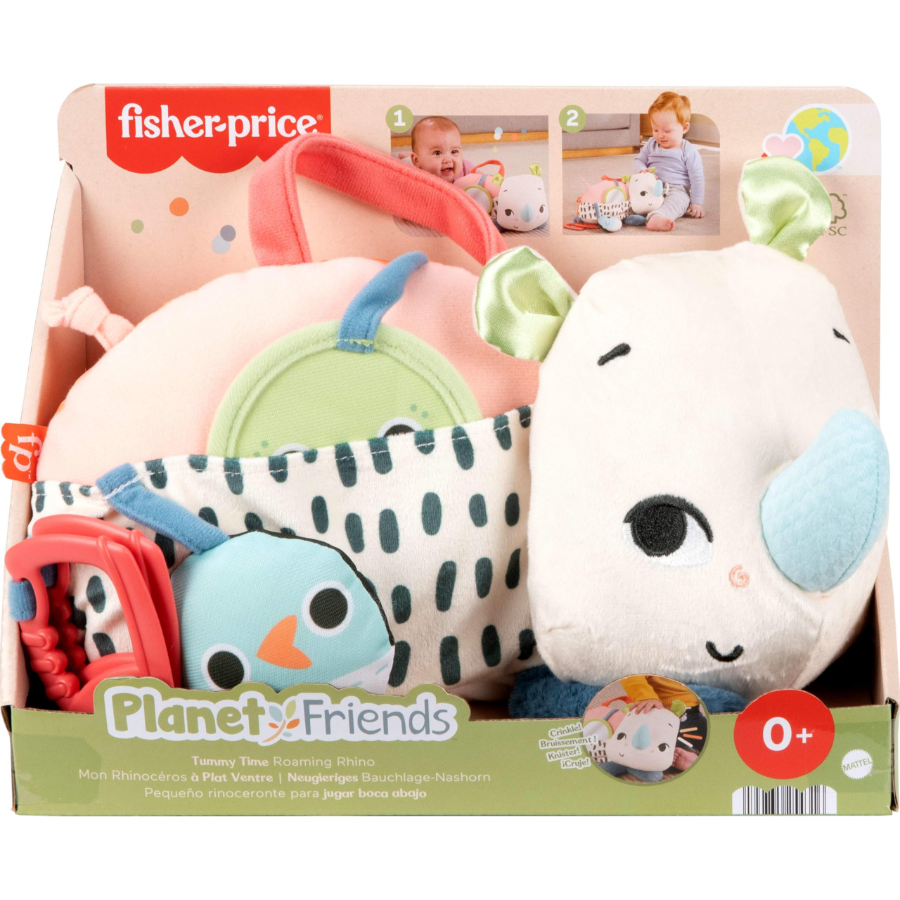 Fisher Price Tummy Time Roaming Rhino