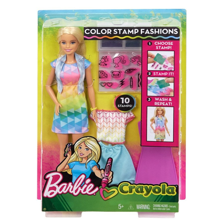 Barbie Crayola Colour In Fashion Doll