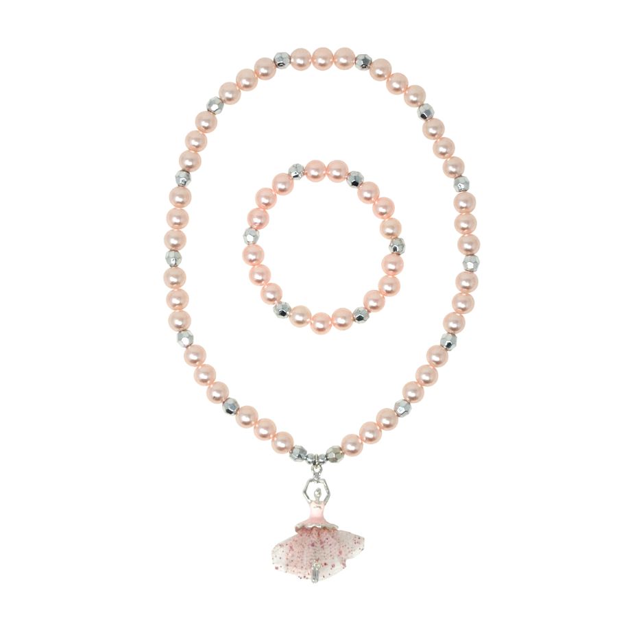 Little Ballet Dancer Necklace & Bracelet