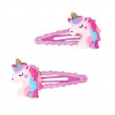 Unicorn Dreams Scalloped Snapclips Assorted