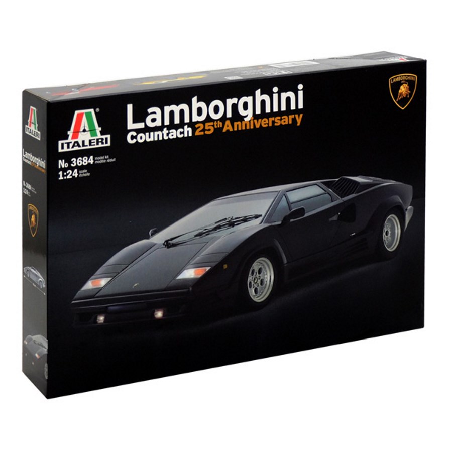 Italeri Model Kit 1:24 Lamborghini Countach 25th Anniversary