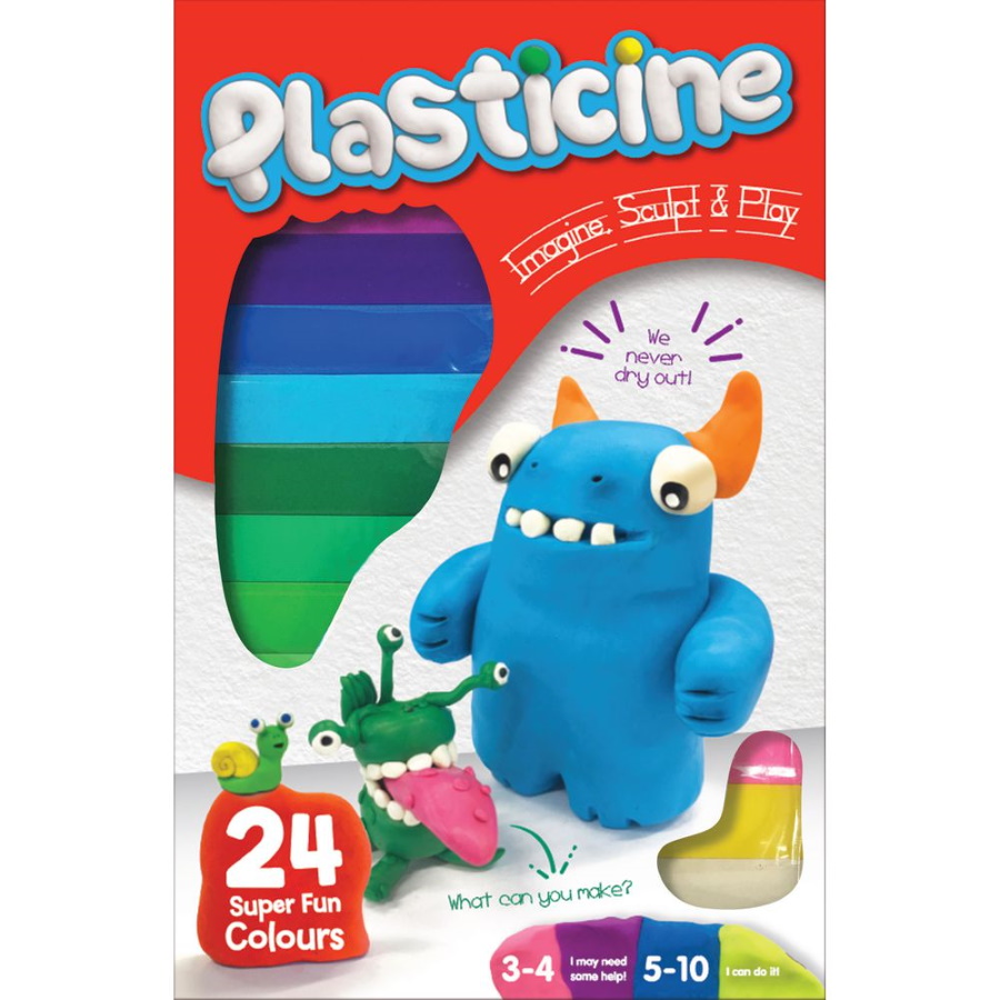 Plasticine 24 Colour Pack