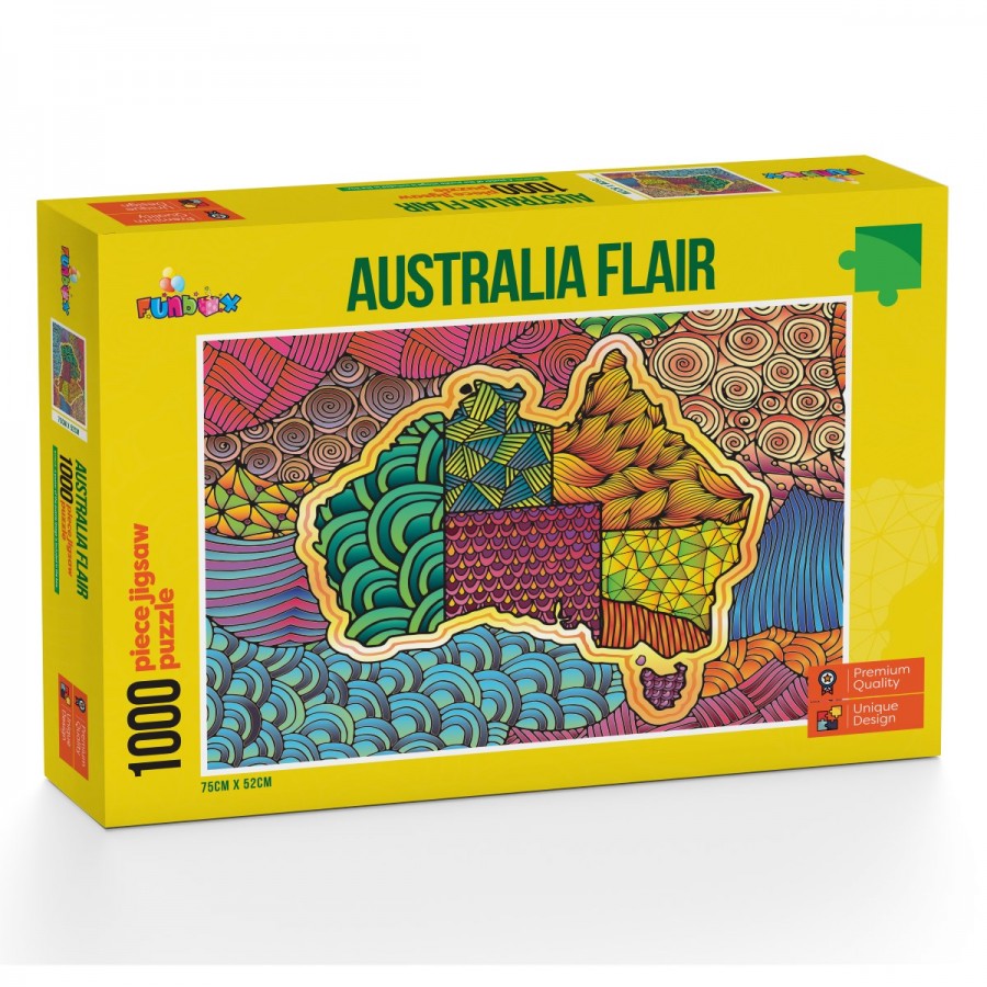 Funbox Puzzle 1000 Piece Australia Flair