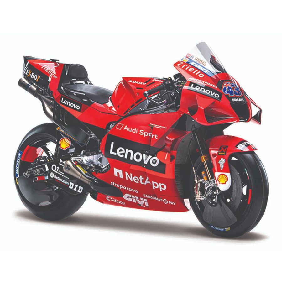 Maisto Diecast 1:18 Moto GP 2021 Ducati Lenovo Team Miller
