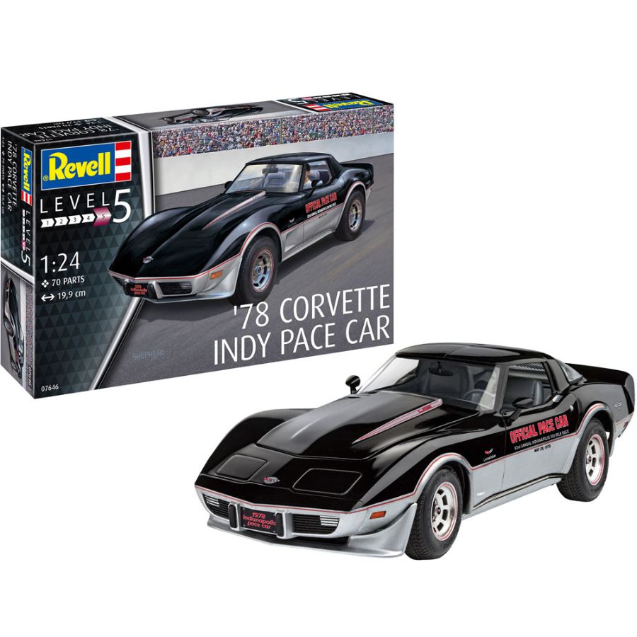 Revell Model Kit 1:24 78 Corvette C3 Indy Pace Car