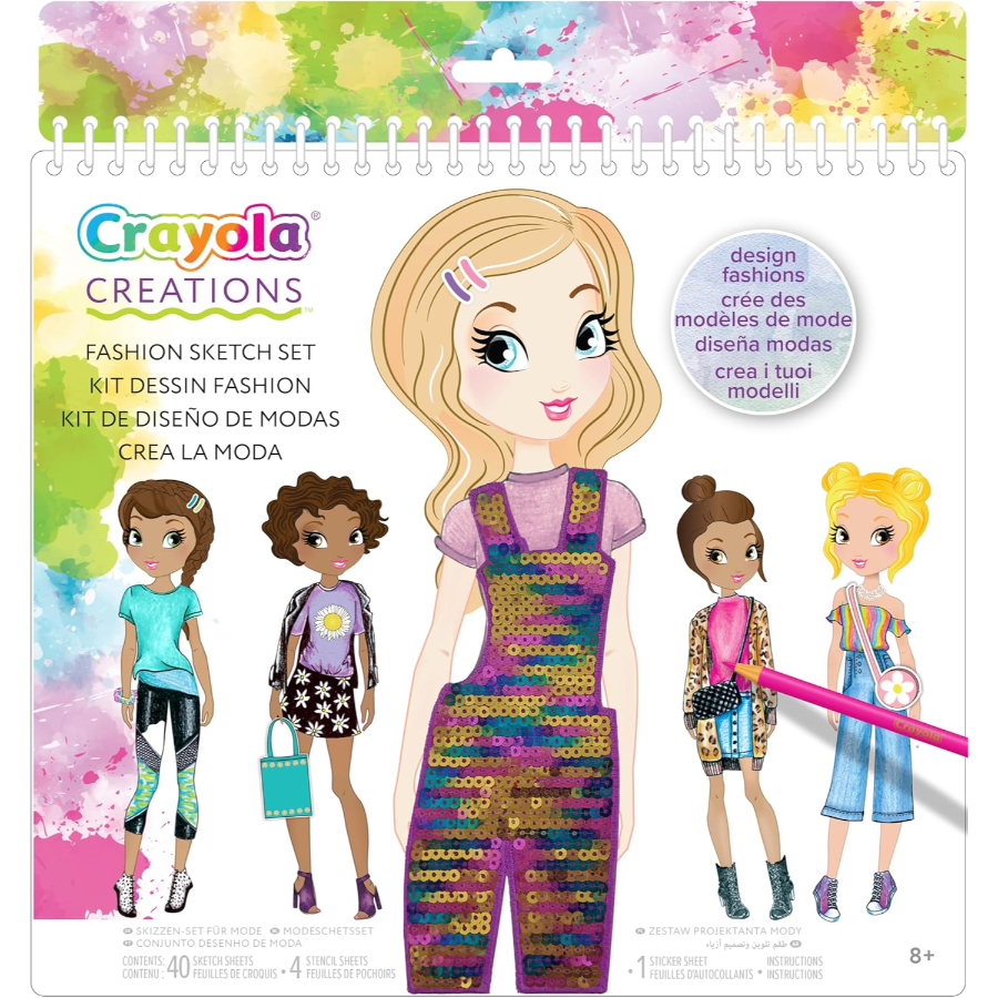 Crayola Creations Fashion Sketching Set