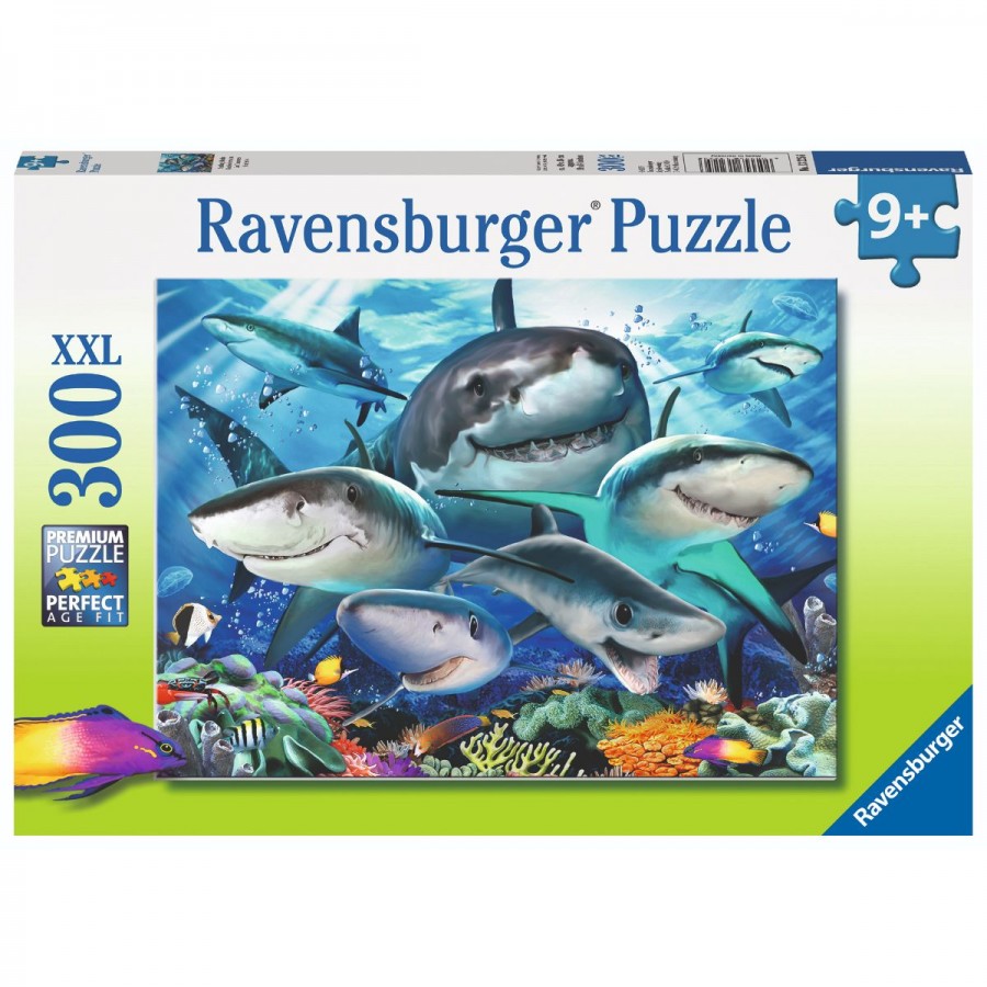Ravensburger Puzzle 300 Piece Smiling Sharks