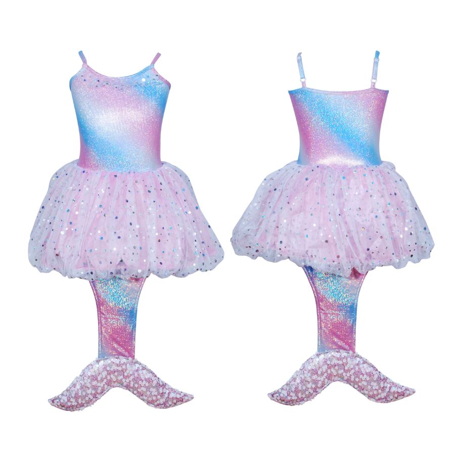 Mystic Mermaid Dress Size 5-6 Pink
