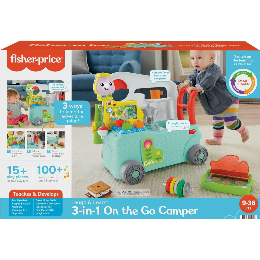 Fisher Price Laugh & Learn 3 In 1 On The Go Camper