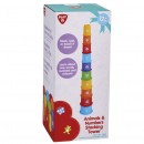 Animals & Numbers Stacking Tower