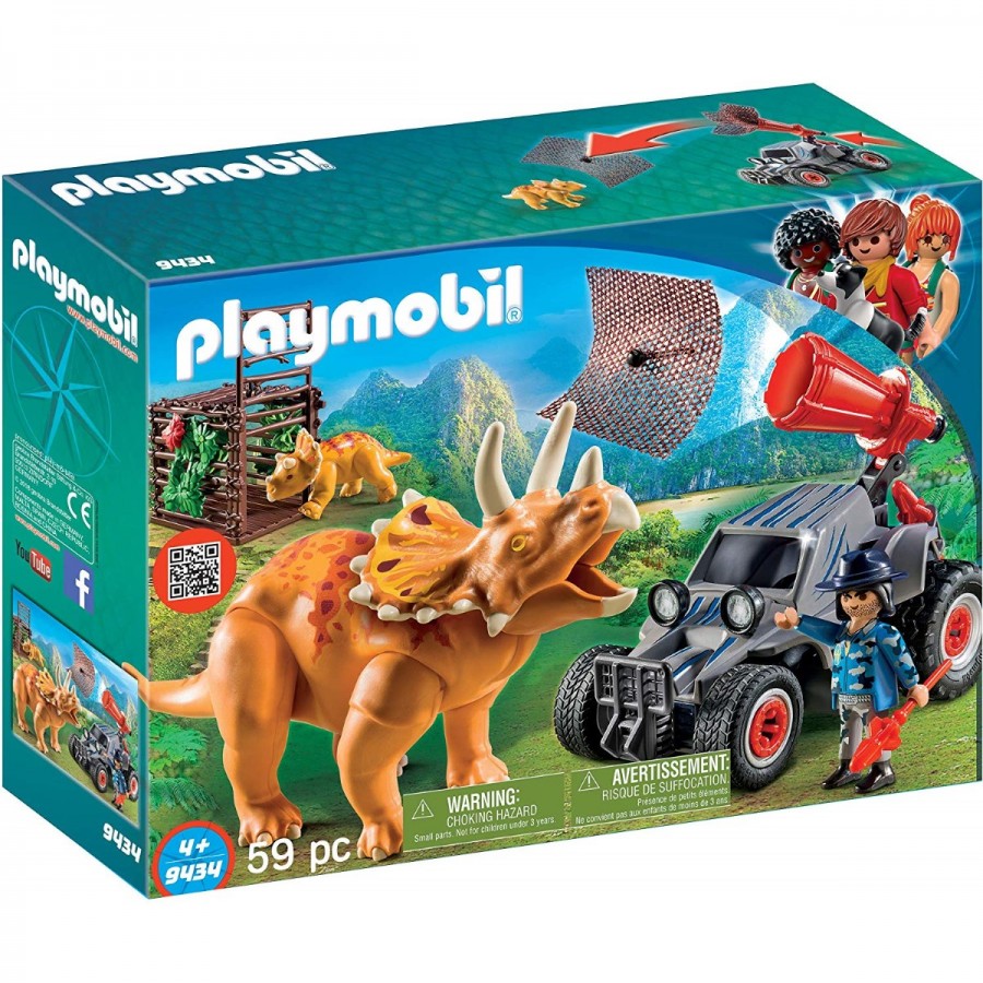Playmobil Quad Buggy & Triceratops