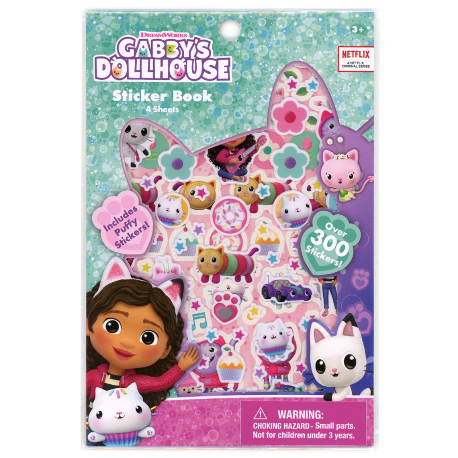 Gabbys Dollhouse Sticker Pack With 300 Stickers