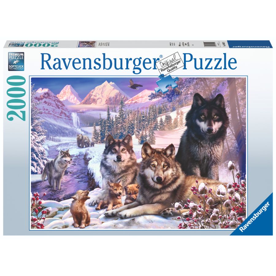 Ravensburger Puzzle 2000 Piece Wolves In The Snow