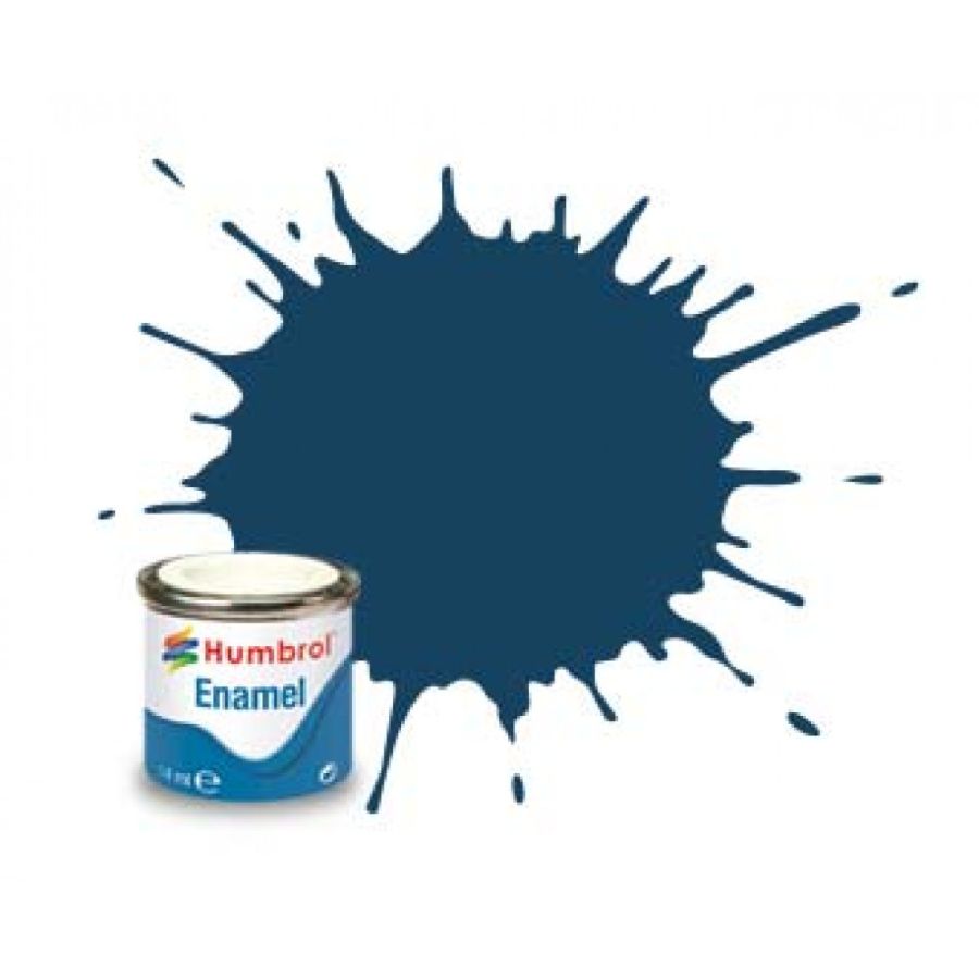 Humbrol Enamel Paint Oxford Blue Matt