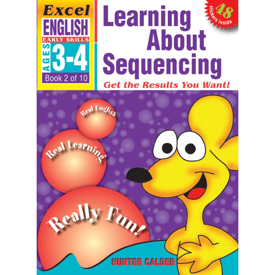 Excel Early Skills English Book 2 Learning About Sequencing Ages 3â€“4