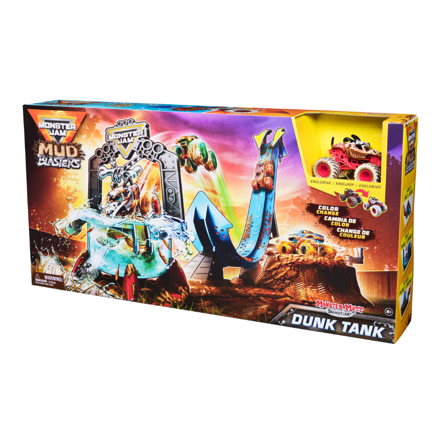 Monster Jam Playset 1:64 Truck Wash Playset