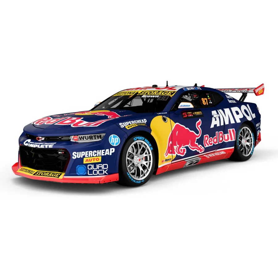 Biante Diecast 1:18 Chevrolet Camaro Red Bull Ampol Racing Brown Pye Sandown 500 Winner