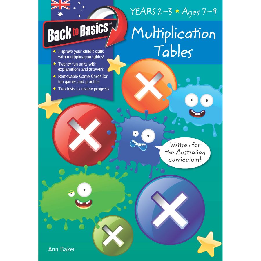 Back to Basics Multiplication Tables Book 1 Years 2–3